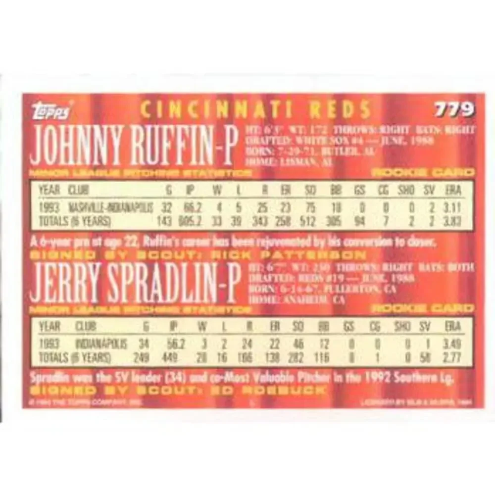 Topps 1994 johnny